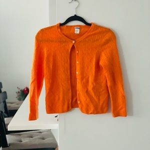J Crew orange sweater